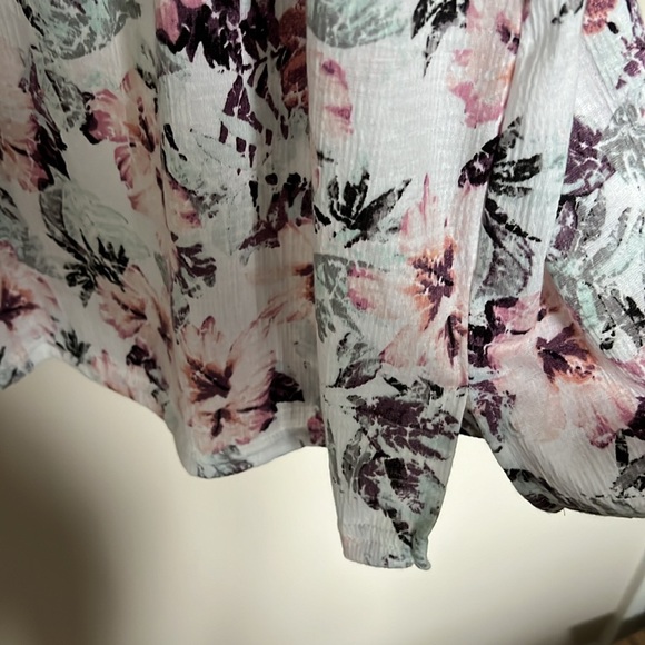 Womens Top-cold shoulder; multi-color - Picture 5 of 5